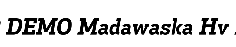 FSP DEMO Madawaska Hv Italic