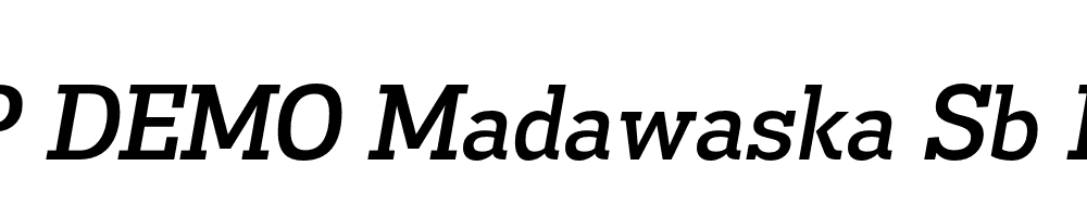 FSP DEMO Madawaska Sb Italic