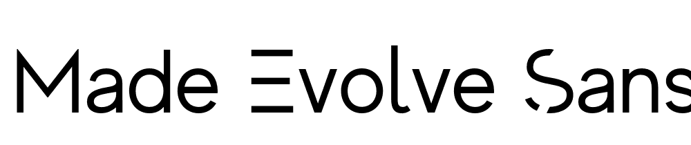 Made Evolve Sans