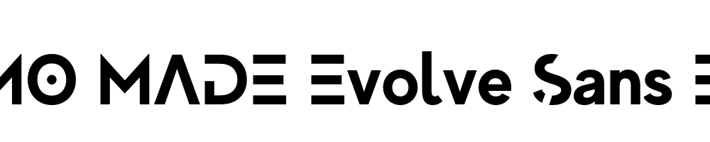 FSP DEMO MADE Evolve Sans EVO Bold