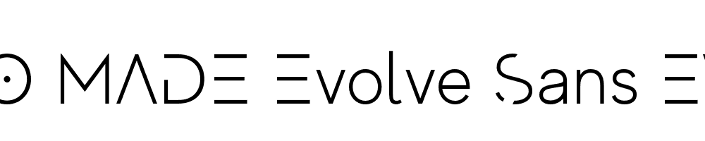 FSP DEMO MADE Evolve Sans EVO Regular