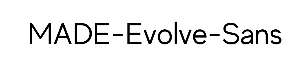 MADE-Evolve-Sans