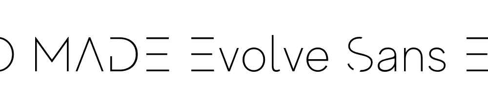 FSP DEMO MADE Evolve Sans EVO Regular