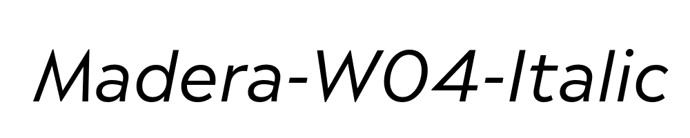 Madera-W04-Italic