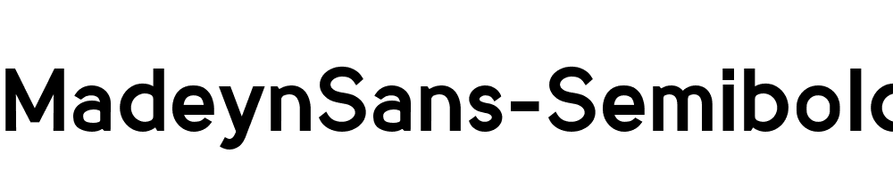 MadeynSans-Semibold