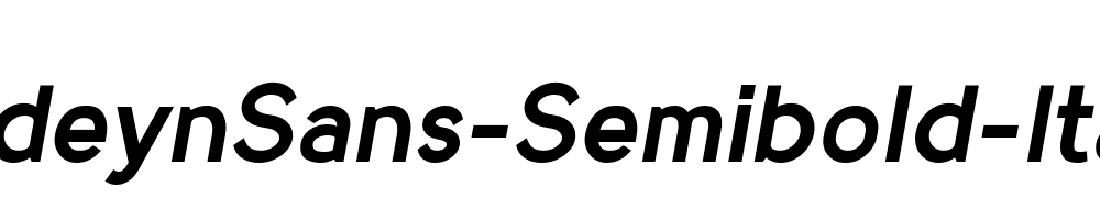 MadeynSans-Semibold-Italic