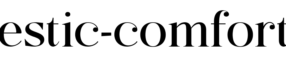 Madjestic Comfort Serif