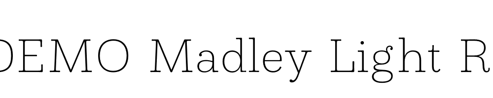 FSP DEMO Madley Light Regular