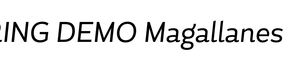  DEMO Magallanes Cond Italic