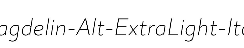 Magdelin-Alt-ExtraLight-Italic