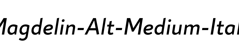 Magdelin-Alt-Medium-Italic