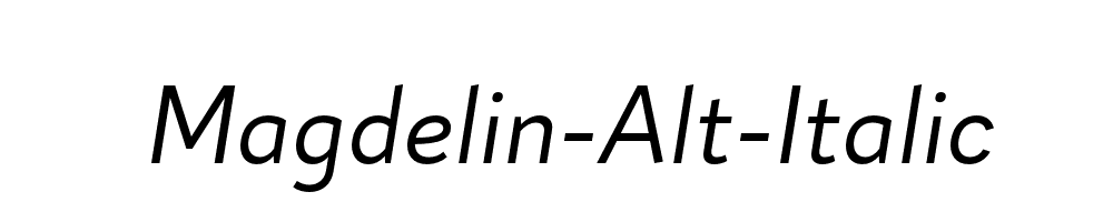 Magdelin-Alt-Italic