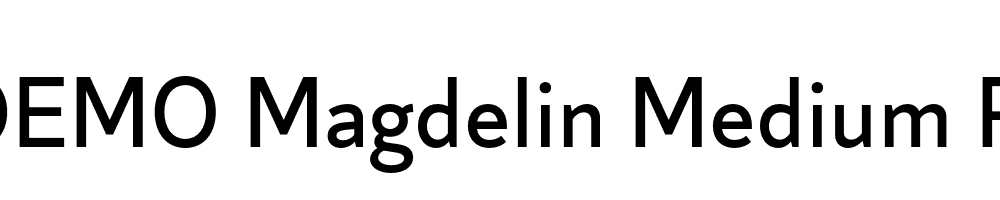 FSP DEMO Magdelin Medium Regular