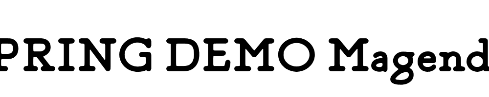  DEMO Magendfret Bold