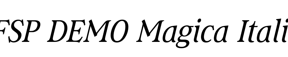 FSP DEMO Magica Italic