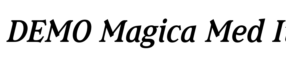 FSP DEMO Magica Med Italic