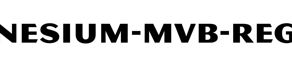 Magnesium-MVB-Regular