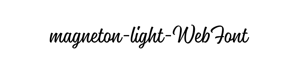 magneton-light-WebFont