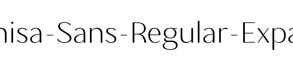 Magnisa-Sans-Regular-Expanded