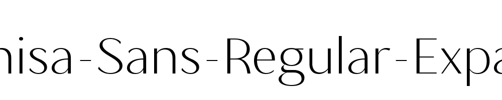 Magnisa-Sans-Regular-Expanded