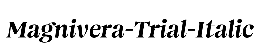 Magnivera-Trial-Italic