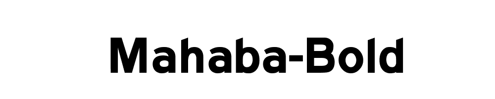 Mahaba-Bold