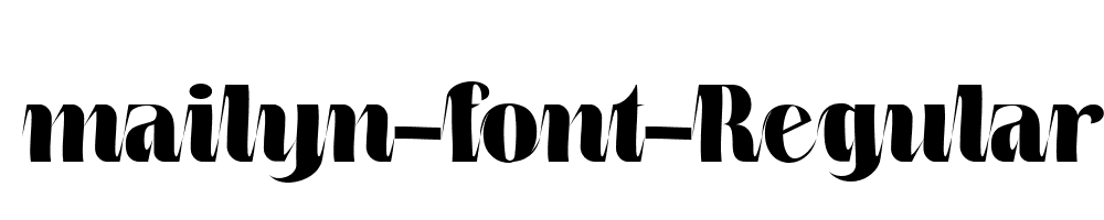 mailyn-font-Regular