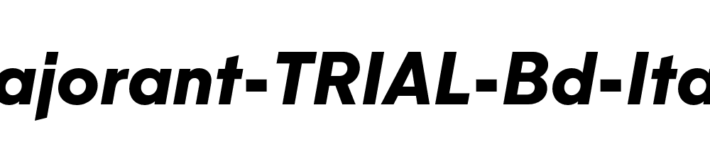 Majorant-TRIAL-Bd-Italic