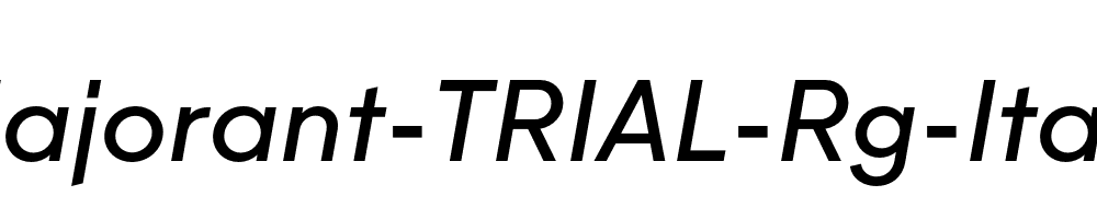 Majorant-TRIAL-Rg-Italic