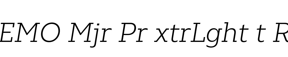 FSP DEMO Mjr Pr xtrLght t Regular