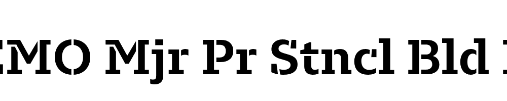 FSP DEMO Mjr Pr Stncl Bld Regular