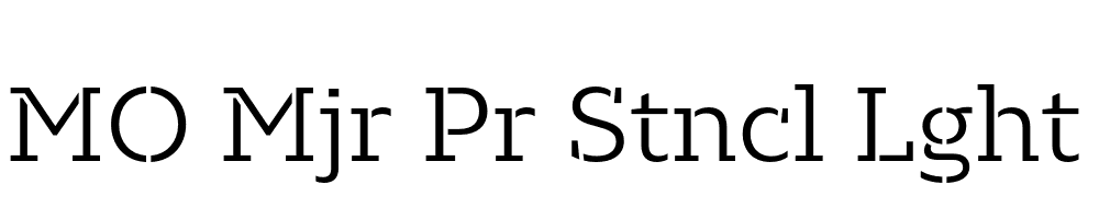 FSP DEMO Mjr Pr Stncl Lght Regular