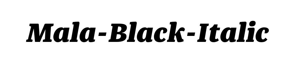 Mala-Black-Italic