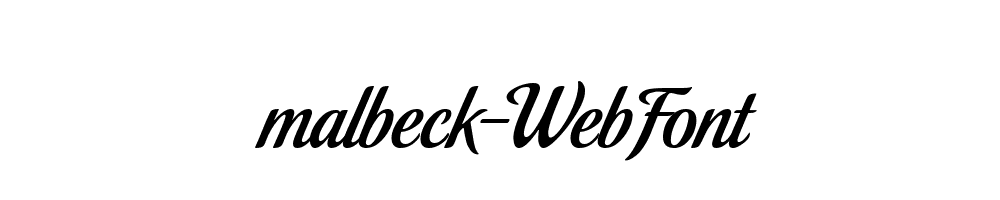 malbeck-WebFont