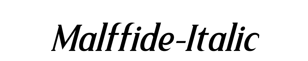 Malffide-Italic