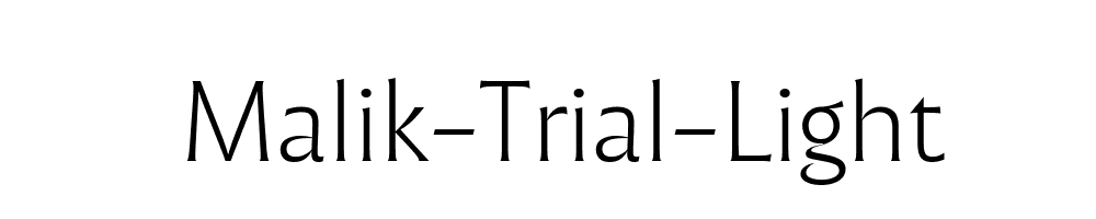 Malik-Trial-Light