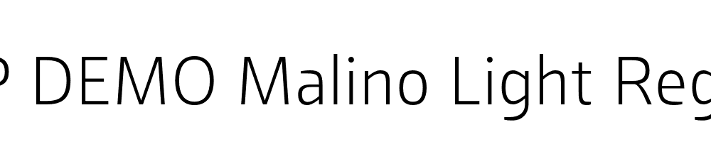 FSP DEMO Malino Light Regular