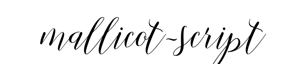 Mallicot Script