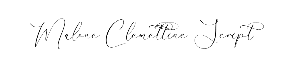 Malone-Clemettine-Script