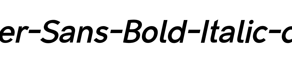 Malter-Sans-Bold-Italic-demo