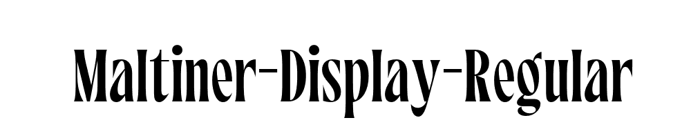 Maltiner-Display-Regular