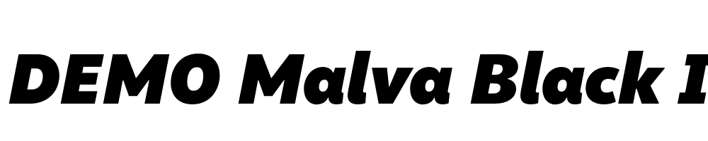 FSP DEMO Malva Black Italic