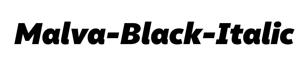 Malva-Black-Italic