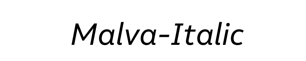 Malva-Italic