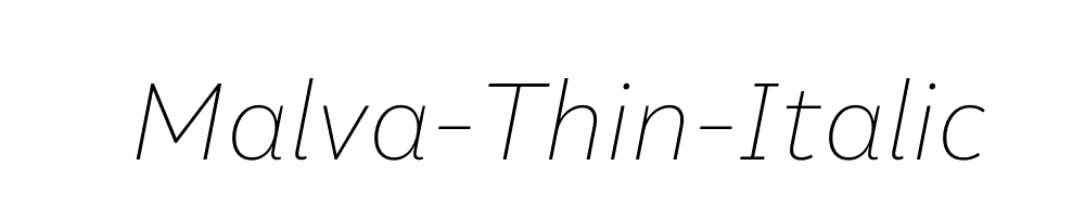 Malva-Thin-Italic