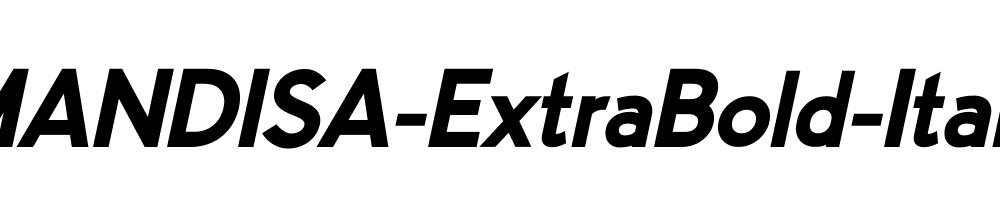 MANDISA-ExtraBold-Italic