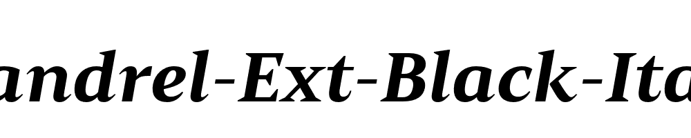 Mandrel-Ext-Black-Italic