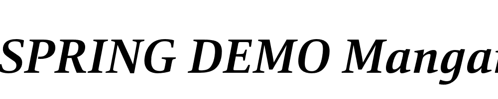  DEMO Mangan Italic