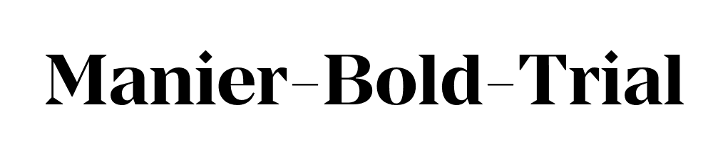 Manier-Bold-Trial