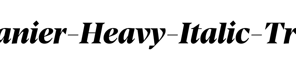 Manier-Heavy-Italic-Trial